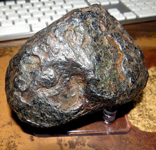 HUGE 1388 gm . CANYON DIABLO IRON METEORITE MUSEUM GD ARIZONA 3 LBS JAL STD picture