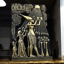 Rare Ancient Egyptian Antiquities Board of God Amun Ra for wall Decoration BC picture