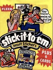 1976 Fleer Stick-It-To'Em Stick It To Em Insult cards Complete Your Set  U Pick picture
