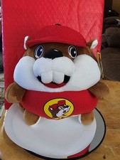 2021 Buc-ee's Plush 8" Bucky Beaver Round Ball Stuffed Animal. Collectible W TAG picture