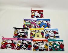 Daiso Sanrio Characters Flat Pouch Hello Kitty 50th Anniversary Set of 10 Japan picture