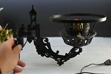 Vintage Indoor Cast Iron Wall Mount Light Fixture *Sold As Is* picture