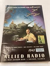 WW2 1943 Allied Radio Corporation Sales Magazine - Hallicrafters  Shortwave tank picture