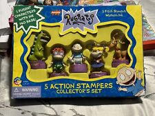 Vintage 1997 Rugrats 5 Action Stampers Collectors Set With Box picture
