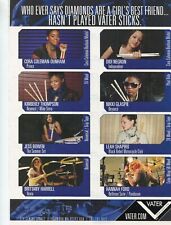 2010 Print Ad of Vater Drumsticks w Hannah Ford, Cora Coleman-Dunham, Jess Bowen picture