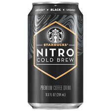 Starbucks Nitro Cold Brew Black Unsweetened Premium Iced Coffee Drink picture