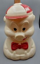 Vintage 1940’S Celluloid Porky Pig Cookie Jar 9