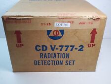 CD V-777-2 Giger Counter Radiation Detection Set - In Box W/Manuals picture