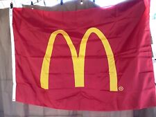 McDonalds Flag 6’x4’ Sewn fast food Advertisement Exterior Sign Made In America picture