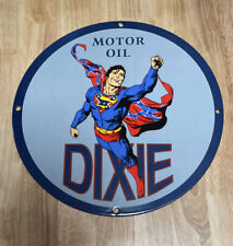 Special Listing: Southern Superman Motor Oil Porcelain Gas Service Station Sign picture