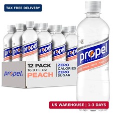 Propel, Peach, Zero Calorie Sports Drinking Water with Electrolytes and Vitamins picture