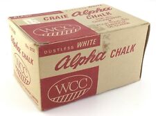 Vintage Box White Alpha Chalk WCC Weber Costello Canada Carton One Gross T492 picture