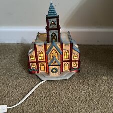 Holiday Magic Porcelain Church With Steeple 8