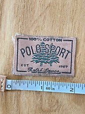 Vintage dead stock Polo Ralph Lauren labels rare Polo Sport tree logo mint picture