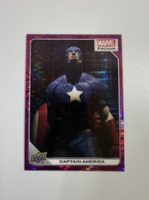 2023 Upper Deck Marvel Platinum Captain America #13 Pink Pulsar /33 picture