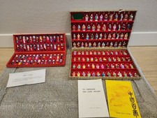 Set of 96 Chinese Emperors Display Set & 56 China Hand Painted Dolls Display Set picture
