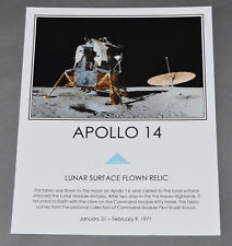 Apollo 14 Lunar Module SURFACE FLOWN Artifact Relic Fragment NASA Moon Space picture