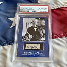 Thomas Edison Cut Handwritten Word Removed From an Autograph Letter Signed PSA picture
