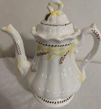 Vintage ceramic Tea Pot Wheat Details picture