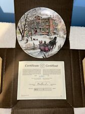 Stewart Sherwood “Coming Home” 1989 Dominion Bradford Plate With Box COA 10225 A picture