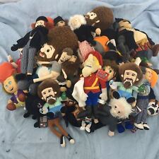 11 lb LOT Humanoid Celebrity Cartoon Plush Toy Bob Ross Butthead Little Thinkers picture