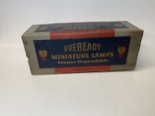 Vintage 1940's NOS Original Eveready General Electric Co. Miniature Lamps In Box picture