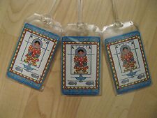 Alaska Eskimo Luggage Tags - Vintage 1990 Playing Cards Souvenir Name Tag (3) picture