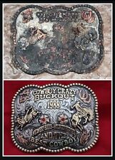 1 Custom made JUDGE LEO SMITH Rodeo Trophy Buckle◇REMAKE A LOST PAST TREASURE999 picture
