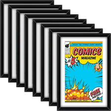 8 Pack Comic Book Frame Comic Book Wall Display Mounted Storage Picture Frames U picture