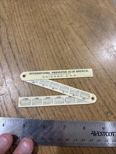 Rare International Harvester Co Celluloid Advertising 1905 Folding Ruler Chicago picture