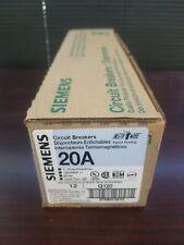 Siemens ITE Q120 Singe Pole 20A Stab In Breaker Box of 12 NEW Breakers picture