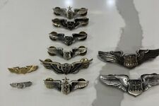 Lot Of Sterling Military Wings picture