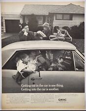 1972 GMAC Financing Frustrated Dad Getting Out In The Car Is One Thing Print Ad picture