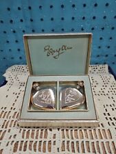 Evyan Two Golden Hearts Perfume Set in Box White Shoulders & Most Precious picture