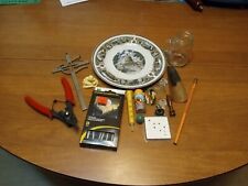 Junk Drawer Collectables Lot Of 18 Random Items Usable Some Rare Very Decent Htf picture