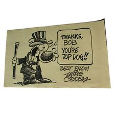 MIKE PETERS CARTOON SIGNED 53040 comic strip picture