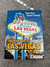Vintage “Welcome To Fabulous Las Vegas” Light Up Desk Top Sign -  picture
