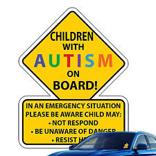  Safety Emergency Autism Epilepsy Car Autistic Decal Special Needs Sticker picture