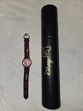 Disney Collectible Watch And Hand Painted Water Color Picture SCAR picture
