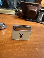 Vintage Playboy Advertising White Flat Bunny Lighter 1960's picture