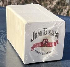 Sealed Pack of 100+ Vintage 1995 Jim Beam 200th Anniversary Coasters  4×4