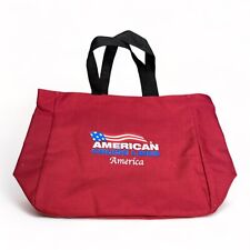 American Cruise Lines America Red Tote Bag Flag Stars Port Authority Canvas picture