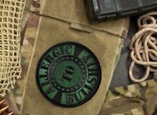 Bastion Morale Patch Round Hook & Loop Funny Meme Tactical  Allergic To BS Green picture
