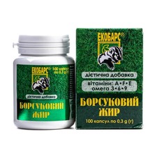Badger fat 100 Capsules. 100% natural picture