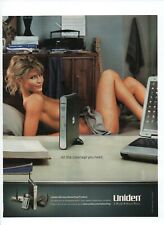 Uniden Wireless All The Coverage You Need Naked Women 2003 Video Game PRINT AD picture