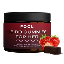 FOCL Libido Gummies for Women - Strawberry Cream, 30 Gummies picture