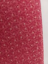 Antique Second Half Of 19th Century, Tiny Pink On Pink With Dots 11.5