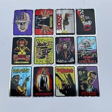 Lot of 12 Original 80’s 90’s Vintage Horror Movie Vending Machine Prism Stickers picture