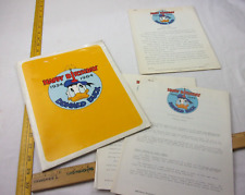 Donald Duck 1934-1984 press folder happy birthday w/ history packets inside picture