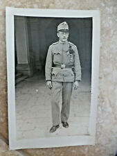 Old RPPC Austrian WWI Soldier in Uniform wears Glasses Real Photo Card picture